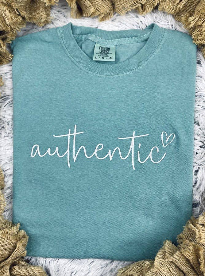 The Authentic Embroidered Tee