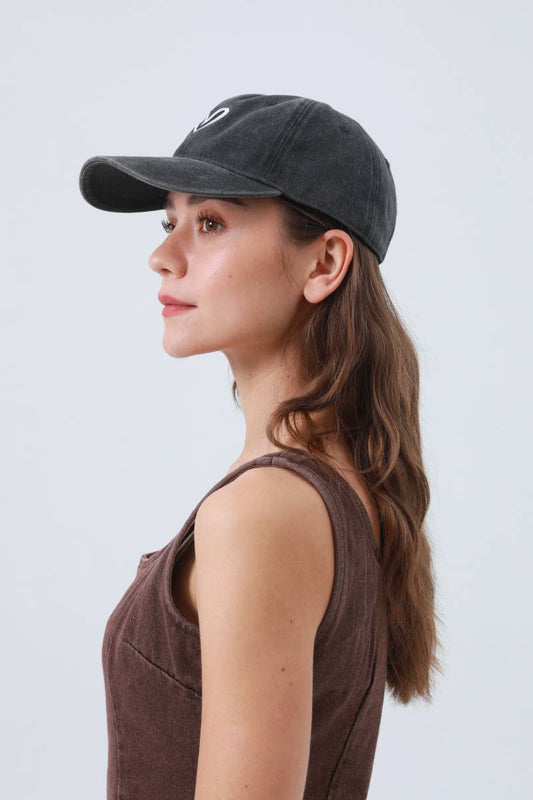Signature Heart Dad Hat 🖤