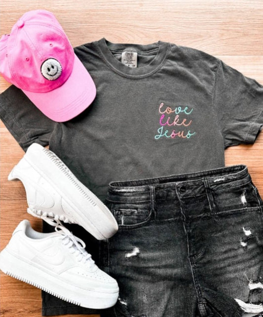 The Love Like Jesus Embroidered Shirt